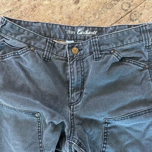 1889 Slim Double Front Dungaree - Picture 2 of 2